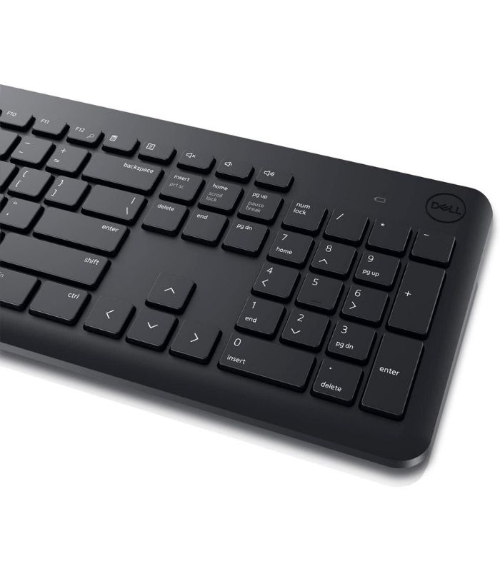 kit teclado e mouse sem fio dell km3322w design