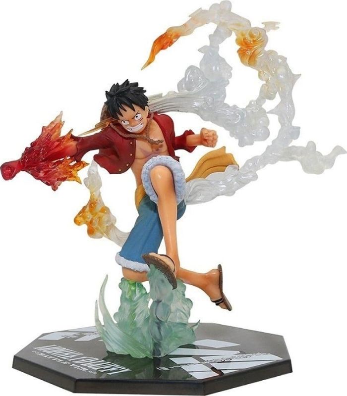top 5 action figures de animes mais vendidos na Amazon: Fire Fist Luffy de One Piece