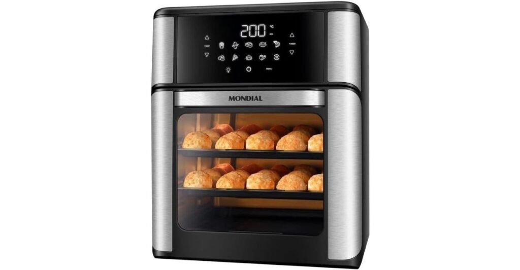 air fryer forno 12l mondial