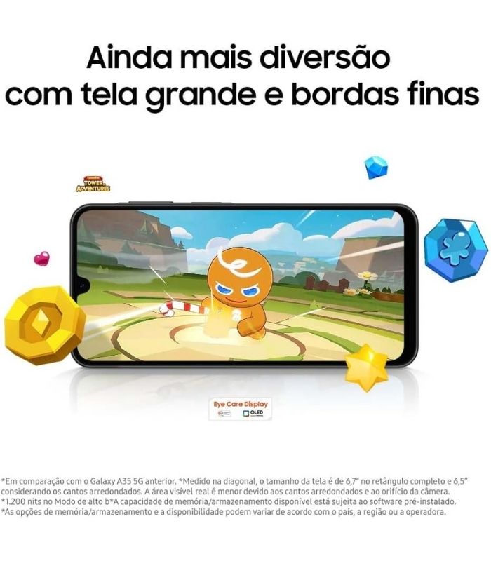 Samsung Galaxy A26 imagem de jogo