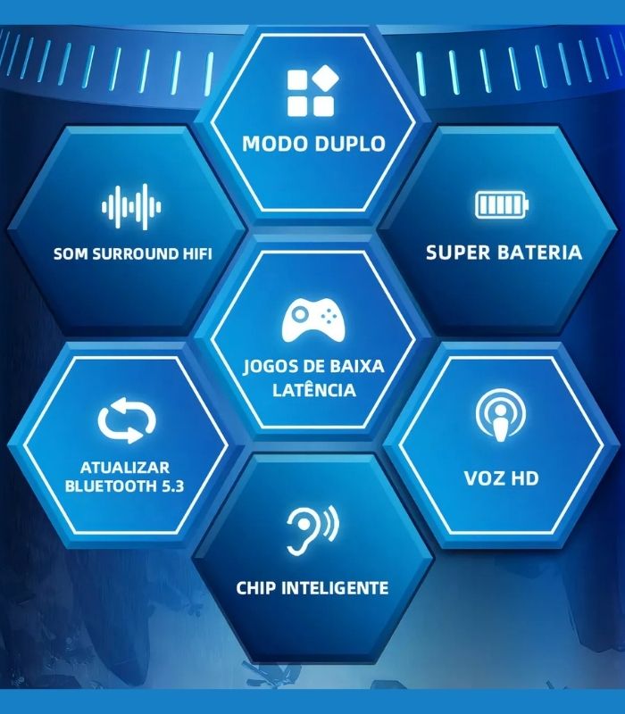 imagem lenovo gm2 pro fone de ouvido gamer sem fio