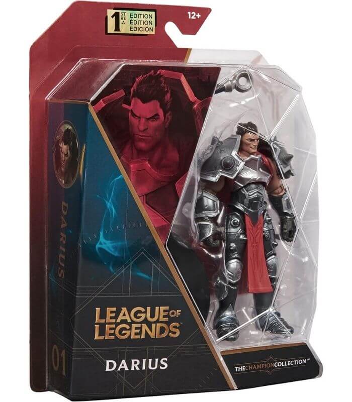 Review Darius Action Figure League of Legends: Um Guerreiro Imponente em Miniatura 3 action figure Darius League of Legends embalagem The Champion Collection