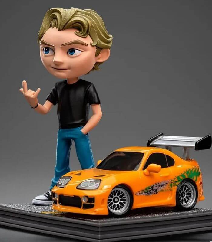 Análise MiniCo Brian O'Conner: A Estátua Essencial para Fãs de Velozes e Furiosos? 2 estátua MiniCo Brian O'Conner Toyota Supra perfil