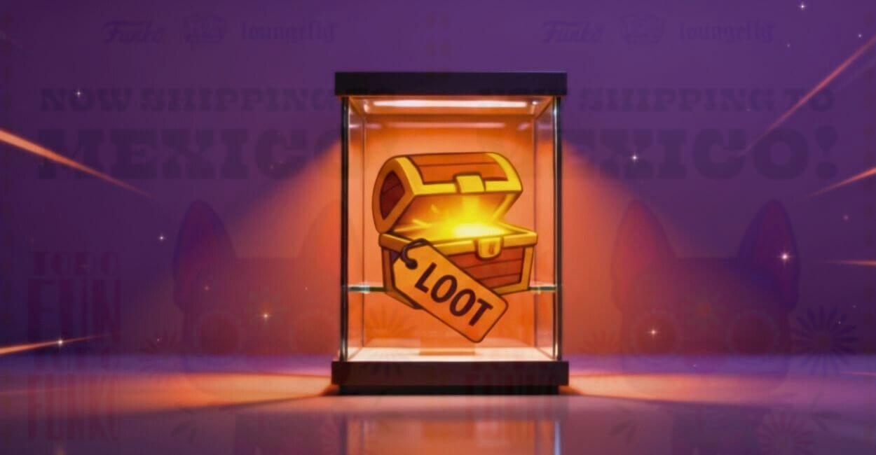 Funko Store Agora Envia Para o México: Uma Grande Vitória Para o Fandom! 1 baú tesouro loot vitrine Funko Loungefly México