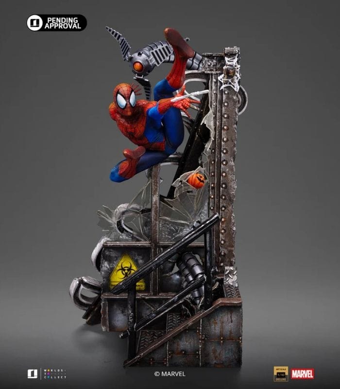 A Estátua Spider-Man de 10 Anos da Iron Studios Celebra Uma Década de Sucesso! 2 estátua Spider-Man 10th Anniversary Art Scale 1/10 Iron Studios