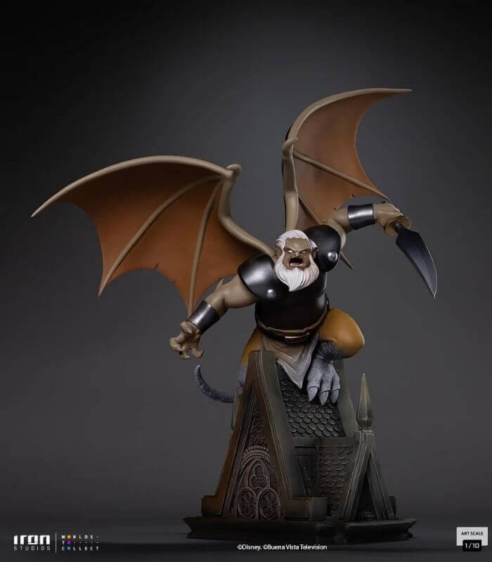 Iron Studios Lança Estátua Hudson, O Lendário Veterano de Gargoyles 2 estátua Hudson Gárgulas Disney Art Scale 1/10 Iron Studios