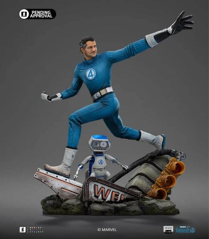 Review Estátua Mister Fantastic Iron Studios: A Essência do Gênio Científico? 1 Estátua Mister Fantastic HERBIE Quarteto Fantástico Art Scale 1/10