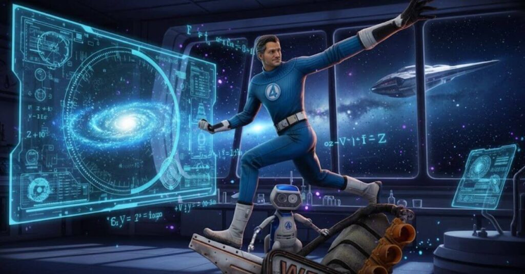 estátua Mr Fantastic HERBIE Quarteto Fantástico Art Scale 1/10