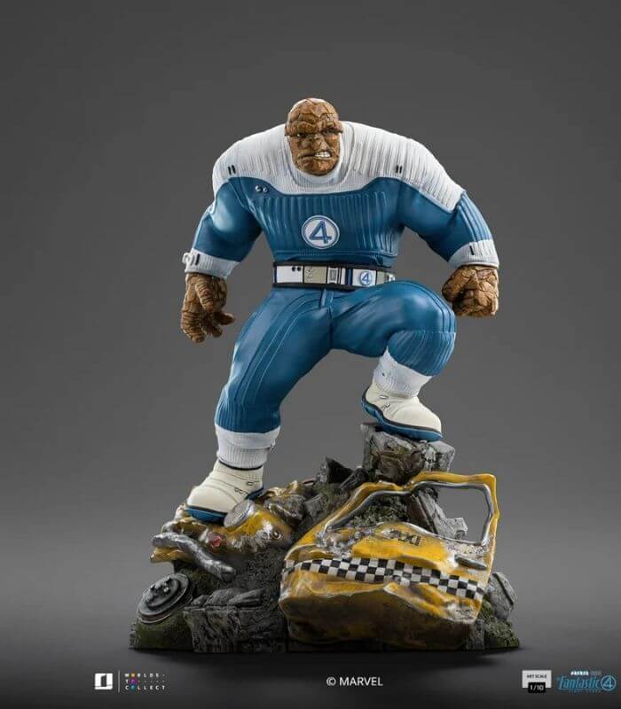 Review Estátua O Coisa Iron Studios: Uma Peça Indispensável? 1 estátua O Coisa Quarteto Fantástico The Thing Art Scale 1/10