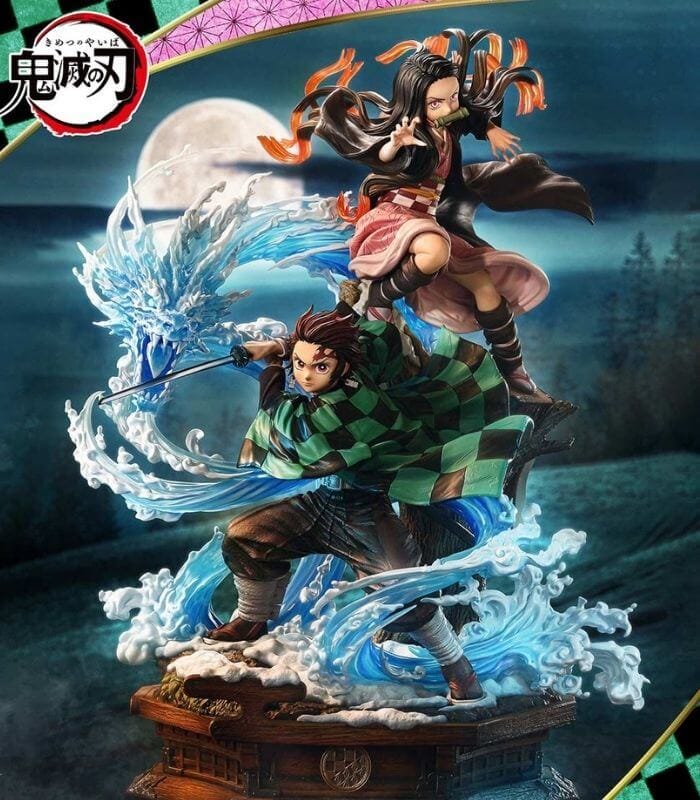 A Estátua Tanjiro e Nezuko da Prime 1 Studio É Um Sonho de Demon Slayer 2 estátua Tanjiro e Nezuko Demon Slayer Art Scale