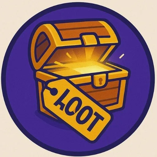 ícone baú tesouro loot colecionáveis