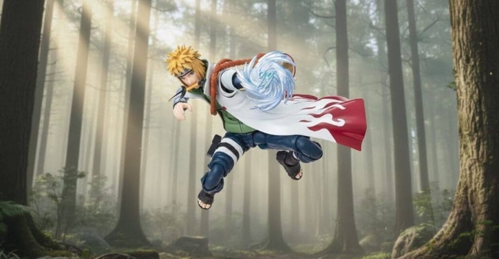 action figure Namikaze Minato Naruto SH Figuarts Bandai