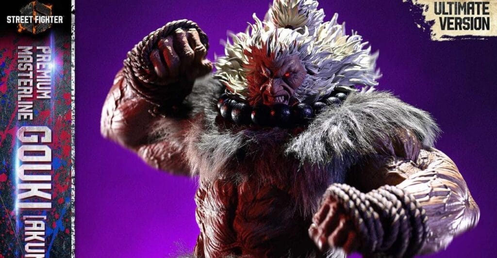 estátua Akuma Gouki Street Fighter 6 Ultimate Version Masterline