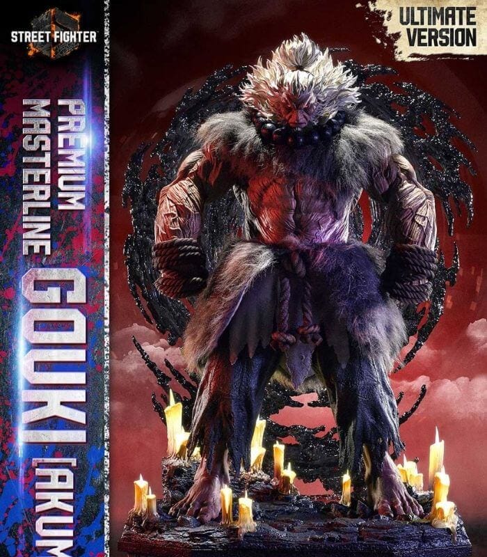 A Estátua Akuma Ultimate da Prime 1 Studio Libera o Poder do Satsui no Hado! 1 Estátua Akuma Ultimate Gouki Street Fighter 6 Ultimate Version Masterline