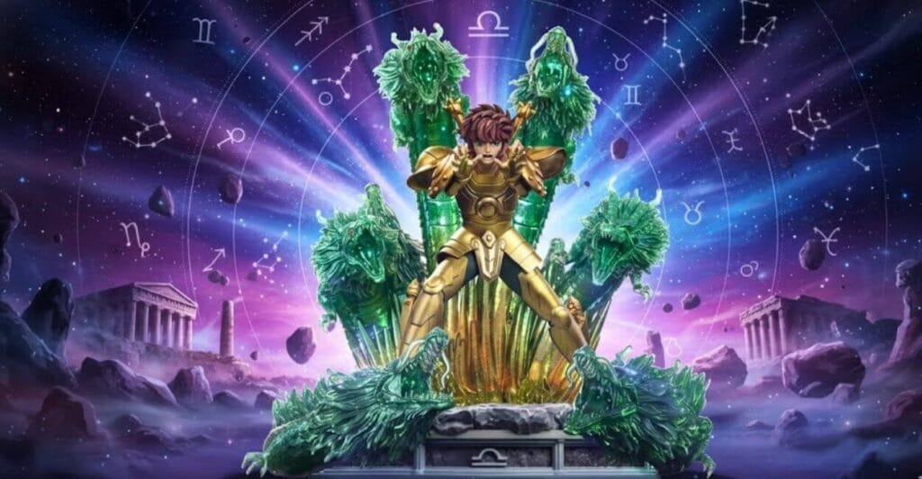 estátua Dohko de Libra Saint Seiya Deluxe Art Scale 1/10