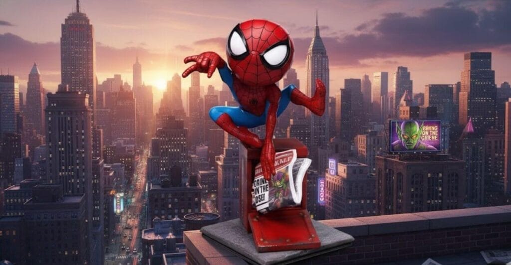 estátua Homem Aranha Marvel Comics Minico Iron Studios