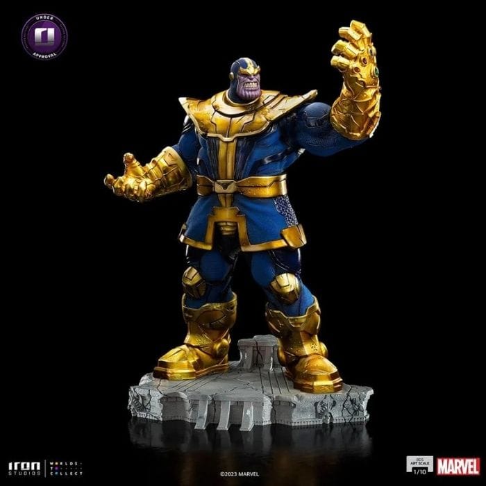 estátua Thanos Infinity Gauntlet Diorama Art Scale 1/10 Iron Studios