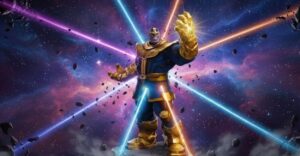 estátua Thanos Infinity Gauntlet Art Scale 1/10 Iron Studios