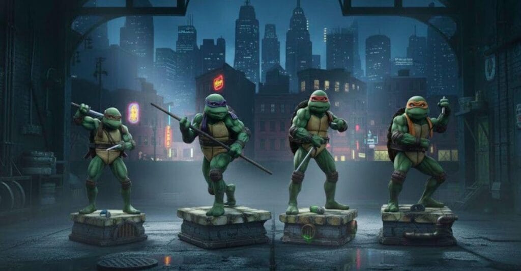 estátuas Tartarugas Ninja Art Scale 1/10 Iron Studios