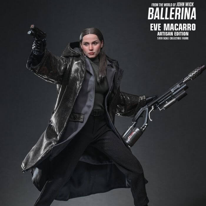 A Figura Eve Macarro da Hot Toys É a Assassina Mais Elegante do Universo John Wick! 2 figura Eve Macarro Ballerina Artisan Edition Hot Toys 1/6th