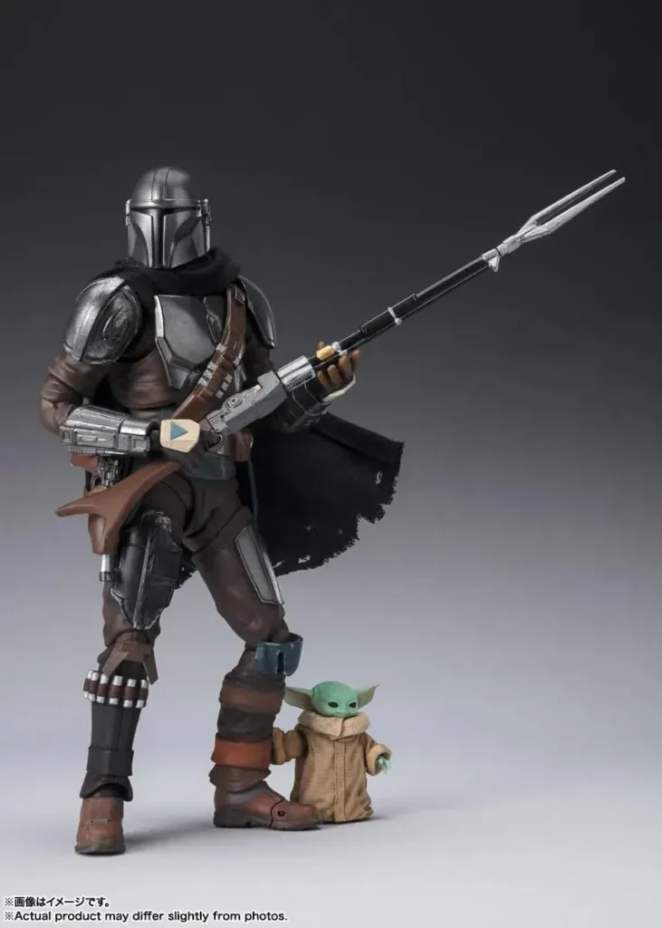 Review Figura The Mandalorian S.H.Figuarts: O Caçador de Recompensas Definitivo Chegou! 2 Figura The Mandalorian e Grogu Star Wars S H Figuarts rifle