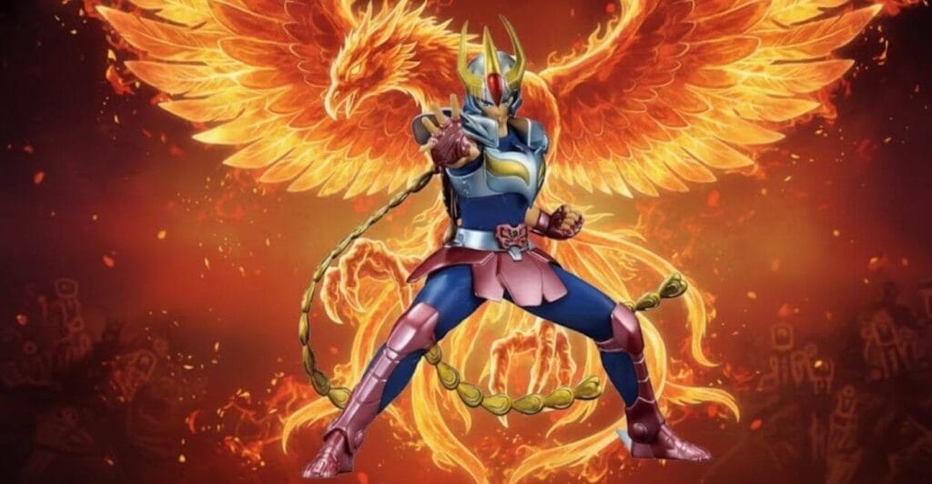 estátua Phoenix Ikki Gold Saints Arc Saint Seiya Ichibansho